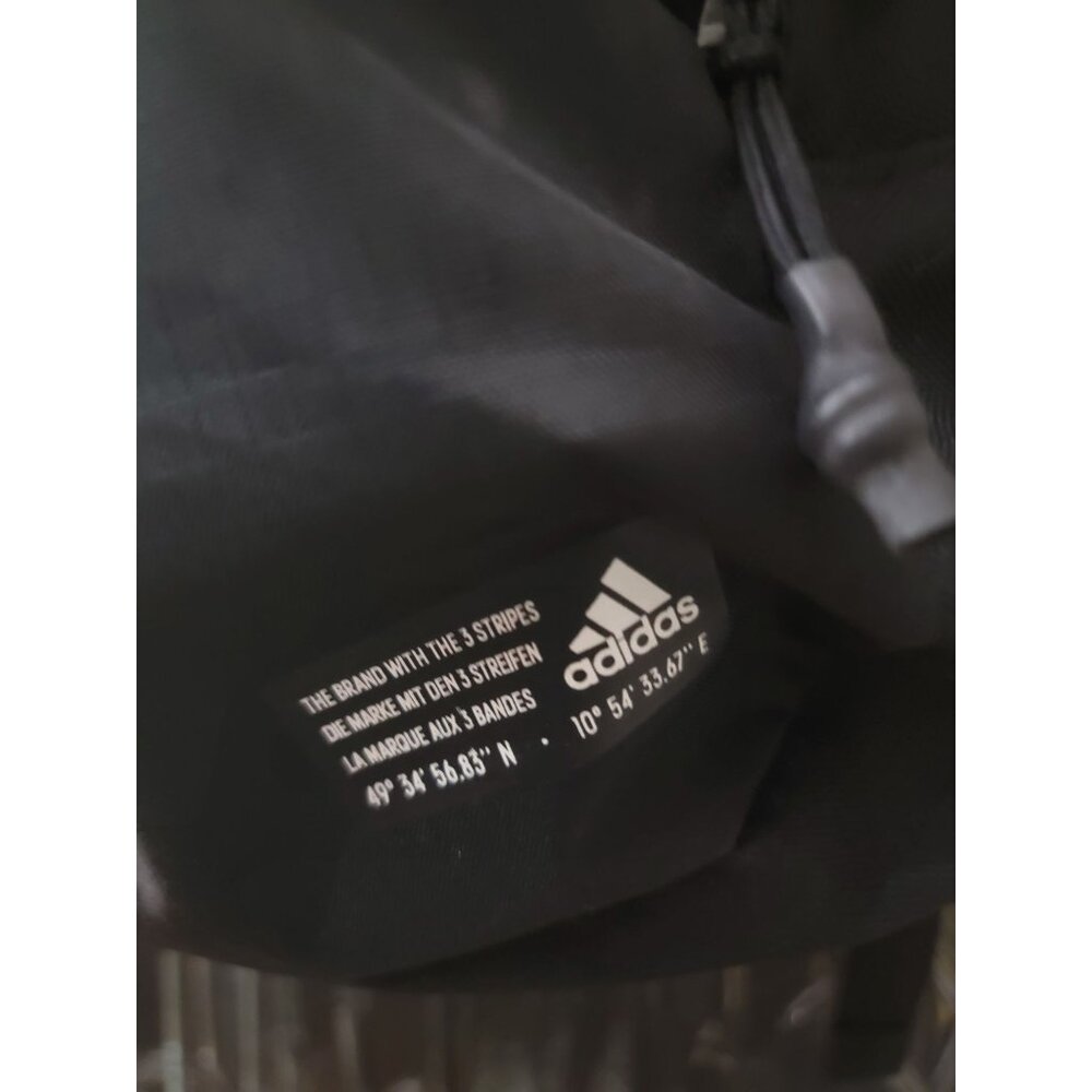 Adidas Black & Yellow Backpack With Logo Patch - Picture 9 of 12